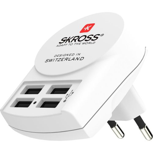 SKROSS USB töltő 4 darab A típusú bemenettel