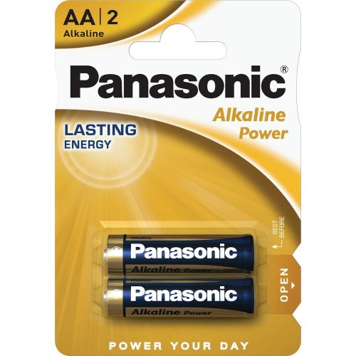 Panasonic Alkaline Power AA ceruza 1.5V alkáli/tartós elemcsomag LR6APB-2BP