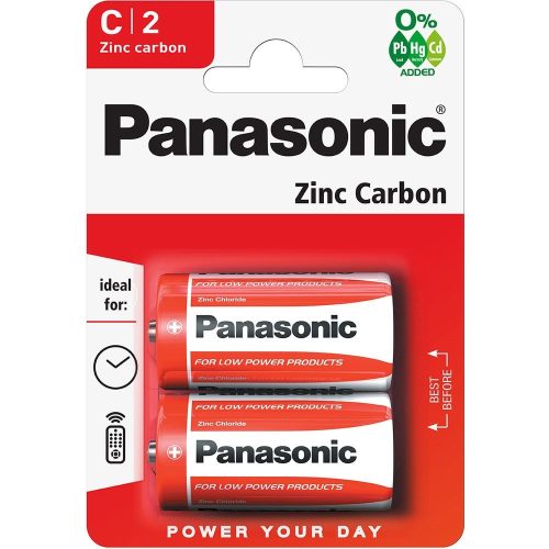 Panasonic Red Zinc C/baby 1.5V cink-mangán tartós elemcsomag