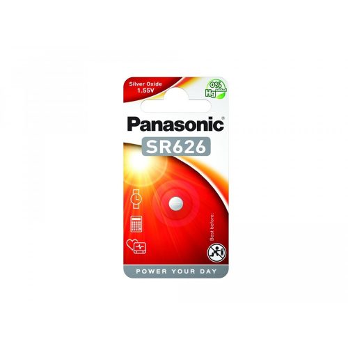 Panasonic SR-626 1,55V ezüst-oxid óraelem 1db/csomag