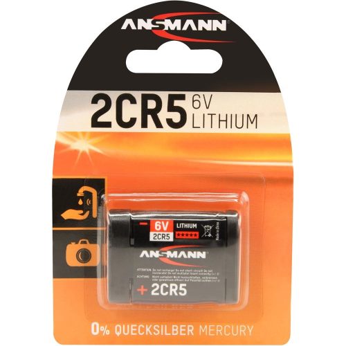 ANSMANN 2CR5 Lítium elem 6V 1 db/csomag