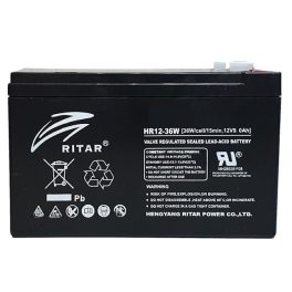 Ritar HR12-36W-F2 nagy áramú zárt ólomakkumulátor