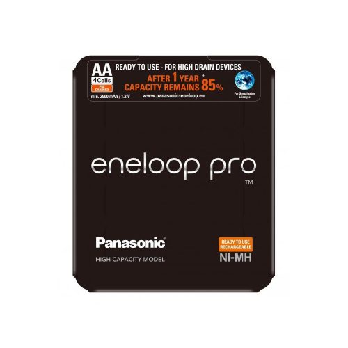 eneloop pro 3HC-SP-4 AA/ceruza 2450mAh Sliding Pack Ni-MH akkumulátor 4 db/csomag