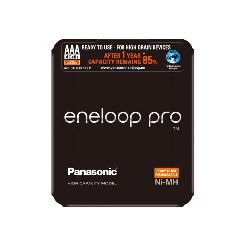 eneloop pro 4HC-SP-4 AAA/mikro 930mAh Sliding Pack Ni-MH akkumulátor 4 db/csomag