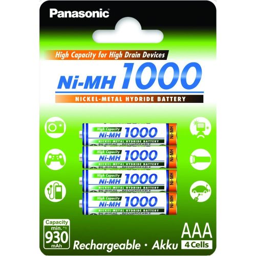 Panasonic BK-4HGAE-2BE AAA 1000mAh Ni-MH akkumulátor