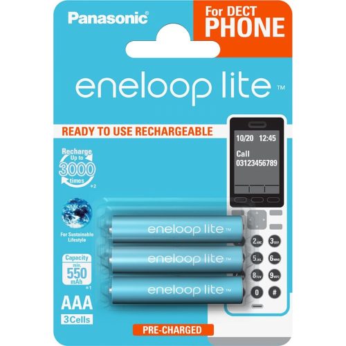 eneloop lite BK-4LCCE/3DE AAA 550mAh Ni-MH akkumulátor