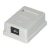 RJ45 falra szerelhető aljzat, UTP, 1 portos