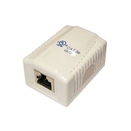 RJ45 falra szerelhető aljzat, FTP, 1 portos