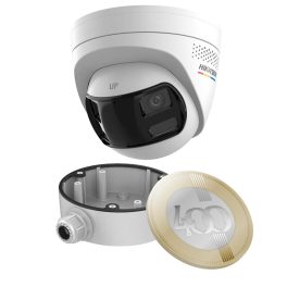   Hikvision DS-2CD1367G2HP-LIUF/SL(2.8mm)+DS-1280ZJ-DM21 6 Mpx-es IP kamera