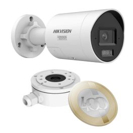   Hikvision DS-2CD2047G2H-LIU/SL(2.8mm)(eF)+DS-1280ZJ-XS 4 Mpx-es IP kamera
