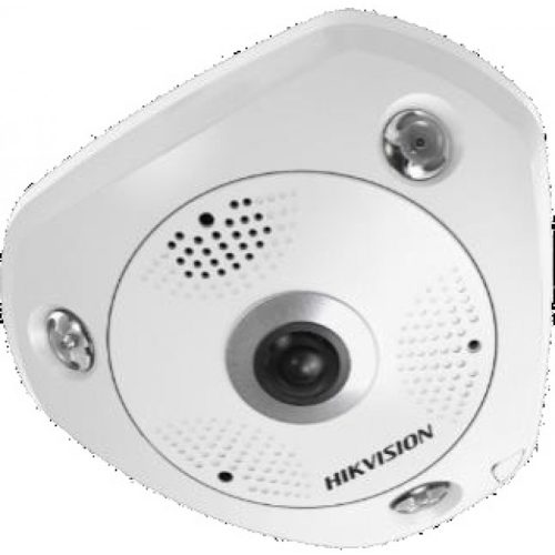 12 MP 360° IR Smart IP panorámakamera; hang I/O; riasztás I/O; beépített mikrofon/hangszóró