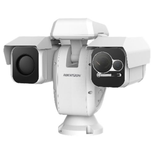 IP hő- (640x512) 6,23°×4,98° és 2MP (6mm-336mm) lézer IR forgózsámolyos kamera