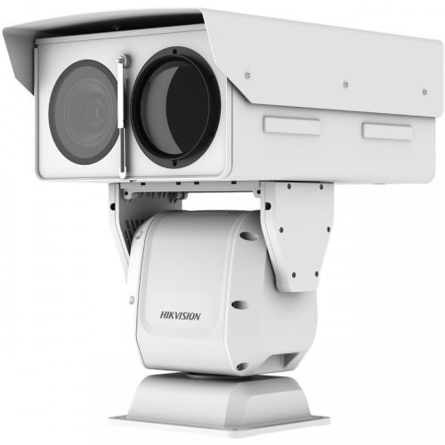 IP hő- (640x512) 26,61°×21,43° és 2MP (16,7mm-1000mm) WDR forgózsámolyos kamera; ±8°C; -20°C-150°C