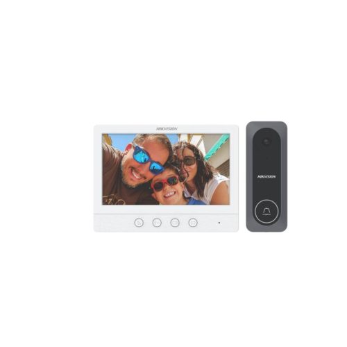 Hikvision DS-KIS212 4 vezetékes, többlakásos audio, video kaputelefon szett