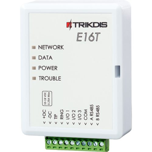 Ethernet kommunikátor; 3 be- vagy kimenet; analóg telefonvonali kommunikáció