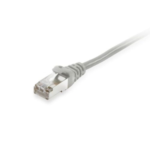 SFTP patch kábel; cat6; LSOH; duplán árnyékolt; szürke; 0,25 m