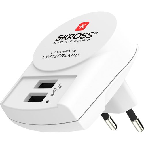 SKROSS USB töltő 2 darab A típusú bemenettel