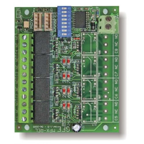 Global Fire gfMPXREL4 tűzjelző központ kiegészítő