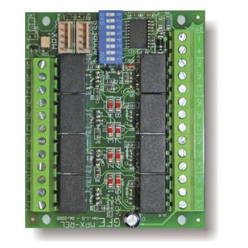 Global Fire gfMPXREL8 tűzjelző központ kiegészítő