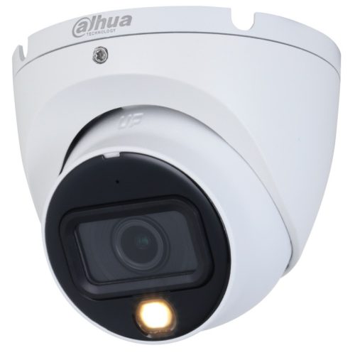 2 MP Full-color HDCVI DWDR fix IR/láthatófény dómkamera; SMDplus; mikrofon; koax audio