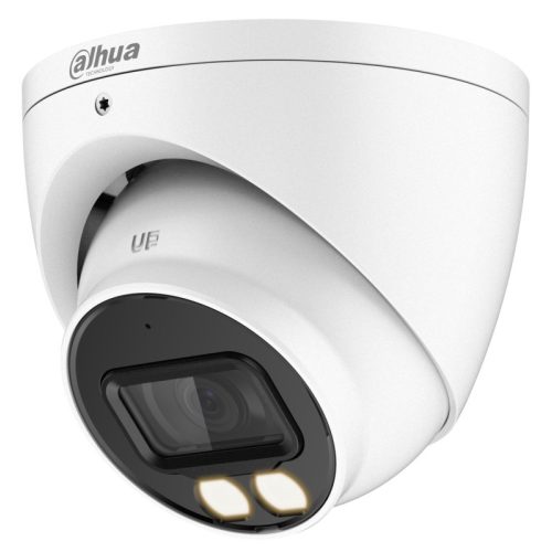 5 MP Full-color HDCVI DWDR fix IR/láthatófény dómkamera; SMDplus; mikrofon; koax audio