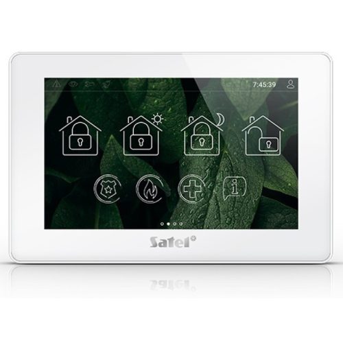 7" érintőképernyős kezelő; fehér