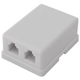 MP-120 RJ11 RJ 11 falon kívüli aljzat, UTP, FTP, 2 portos