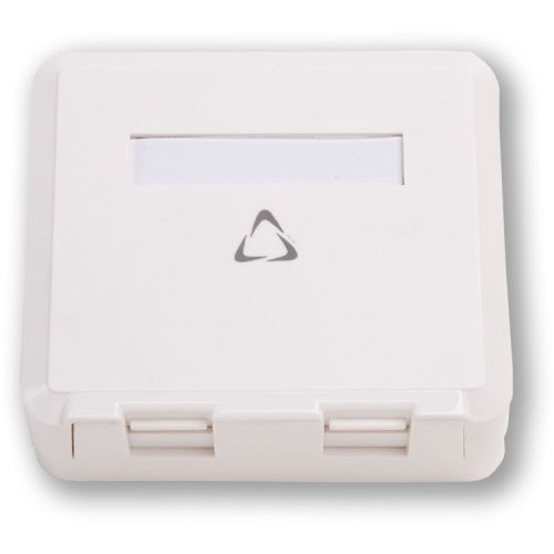 Falon kívüli Keystone aljzat, UTP, FTP, 2 portos