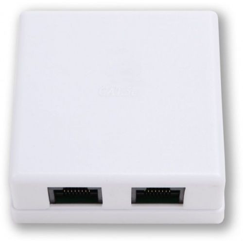 WO-112 Falra szerelhető RJ45 aljzat, UTP, 2 portos