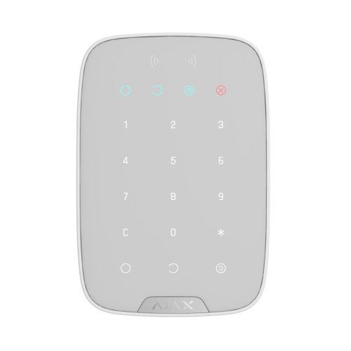 Keypad Plus kezelő kártyaolvasóval; fehér