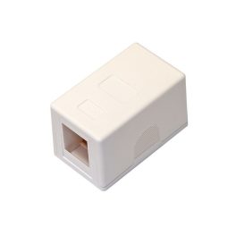 Falon kívüli Keystone kötődoboz, UTP, FTP, 1 portos