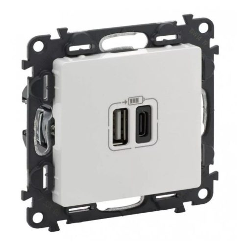 Legrand Valena Life 753106 Mechanizmus burkolatú aljzat, USB