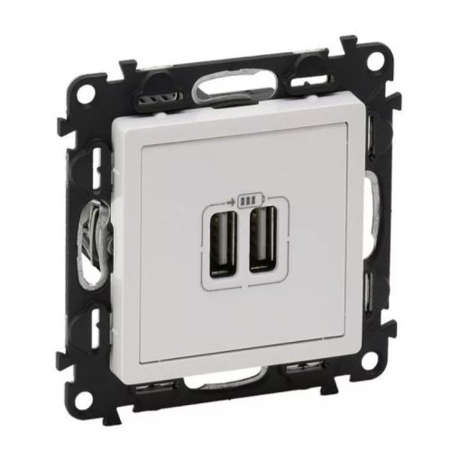 Legrand Valena Life 753112 Mechanizmus burkolatú aljzat, USB