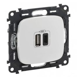   Legrand Valena Allure 754965 Mechanizmus burkolatú aljzat, USB