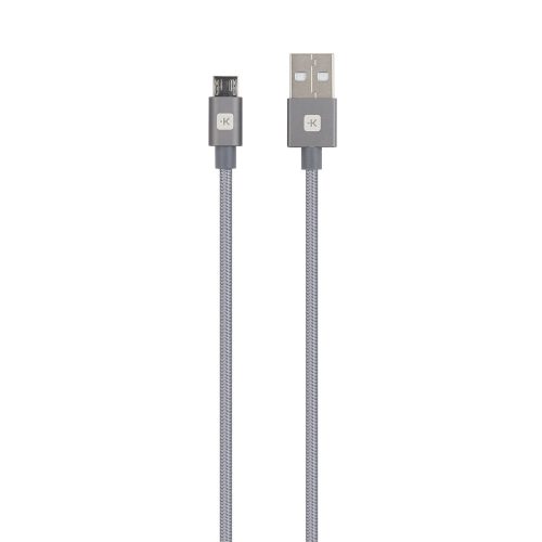 SKROSS Steel Line USB kábel, töltő, szinkron (microUSB) 1,2m
