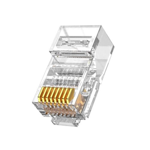 UTP RJ45 csatlakozó; cat6/cat6e; 100 db/csomag
