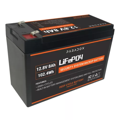 Paradox LiFePO4 8 Ah akkumulátor Paradox LiFePO4 8 Ah