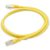 Cat.6 U/FTP patchkábel, sárga, 4x2 eres, 2 m