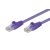 Cat.5e UTP CCA patchkábel 1m, PVC, lila