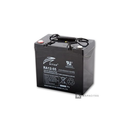 12V / 55Ah Ritar F11 zárt ólomakkumulátor