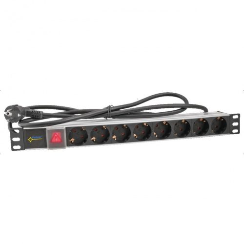 RACK Kapcsolósáv 19"