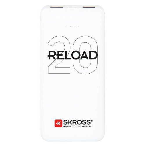 SKROSS Reload20 20Ah power bank USB/microUSB kábellel, két kimenettel