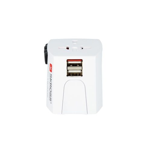 SKROSS MUV USB 2400mA, hálózati csatlakozó átalakító, beépített USB töltővel