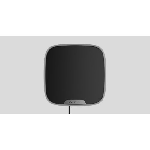 StreetSiren DoubleDeck Fibra kültéri sziréna; logózható előlappal; fekete