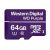 WD Purple 64GB QD101, Class 10 UHS-1 microSDXC memóriakártya