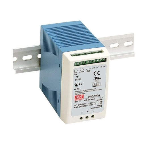Mean Well DRC-100B akkumulátortöltős Tápegység