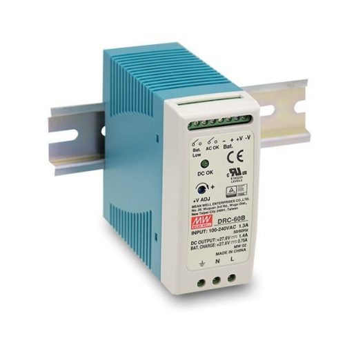 Mean Well DRC-60B akkumulátortöltős Tápegység