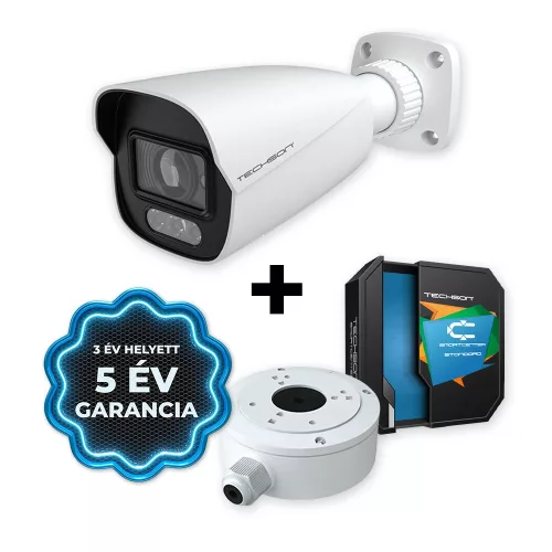 Techson TCI MS6 C006 WI50 AM Z4 /PA + JG + SCSTD1 6 Mpx-es IP kamera Tömszelencés kötődobozzal és SmartCenter STD licenccel