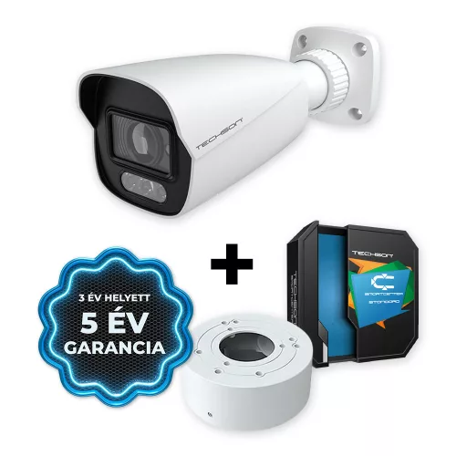 Techson TCI MS6 C006 WI50 AM Z4 /PA + JS + SCSTD1 6 Mpx-es IP kamera Kötődobozzal és SmartCenter STD licenccel