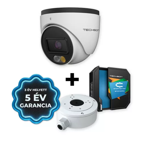 Techson TCI MS6 E004 WI AM -2.8 + JG + SCSTD1 4 Mpx-es IP kamera Tömszelencés kötődobozzal és SmartCenter STD licenccel